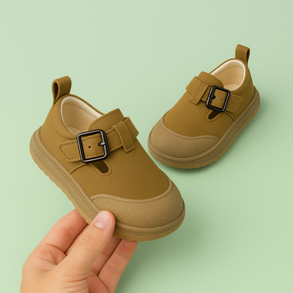 BabyLab Nabu Marrone - Scarpine Antiscivolo
