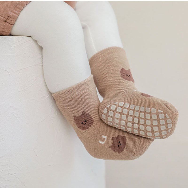 BabyLab™ Animal Socks - Calzine Antiscivolo (5pz) - BabyLab