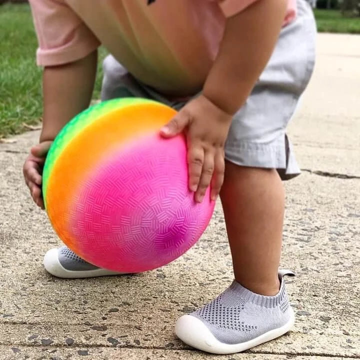 Scarpine Neonato Prima Passi - Cotone Traspirante Con Suola Antiscivolo Gomma - Foto 9